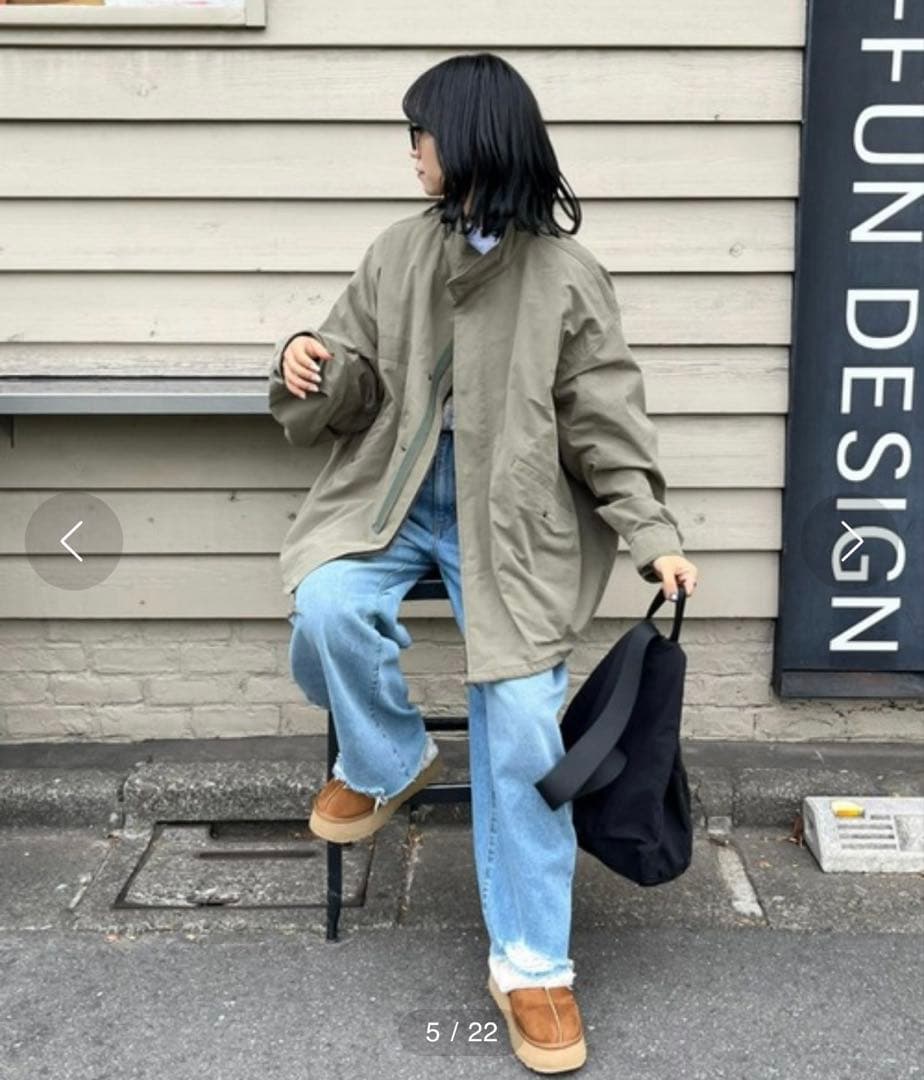 チャオパニックティピー　ユニセックスマルチウェイM-65ショートモッズコート