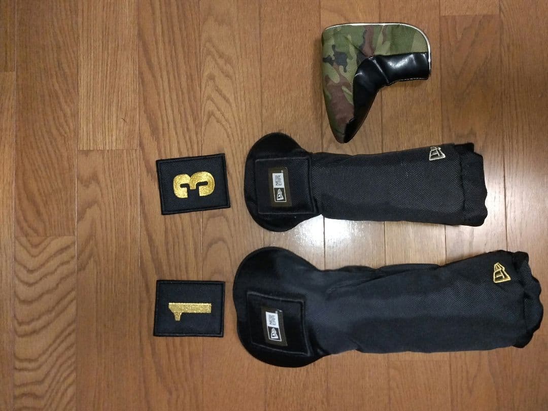 New Era ゴルフバッグ ＆　New Eraウッドカバー✕2 ＆パターカバー
