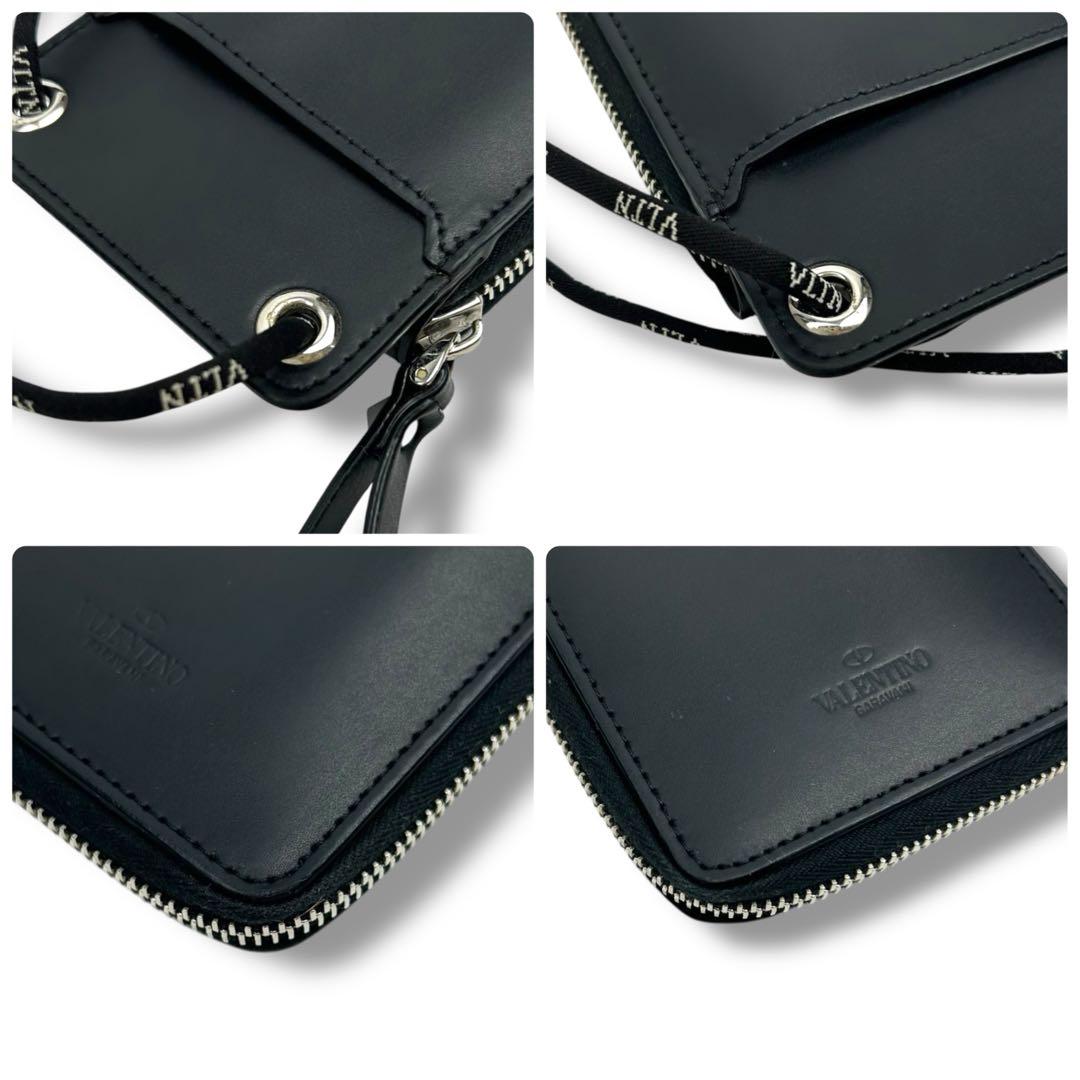 ヴァレンティノ ネックストラップウォレット　VLTN ショルダーバッグ 財布