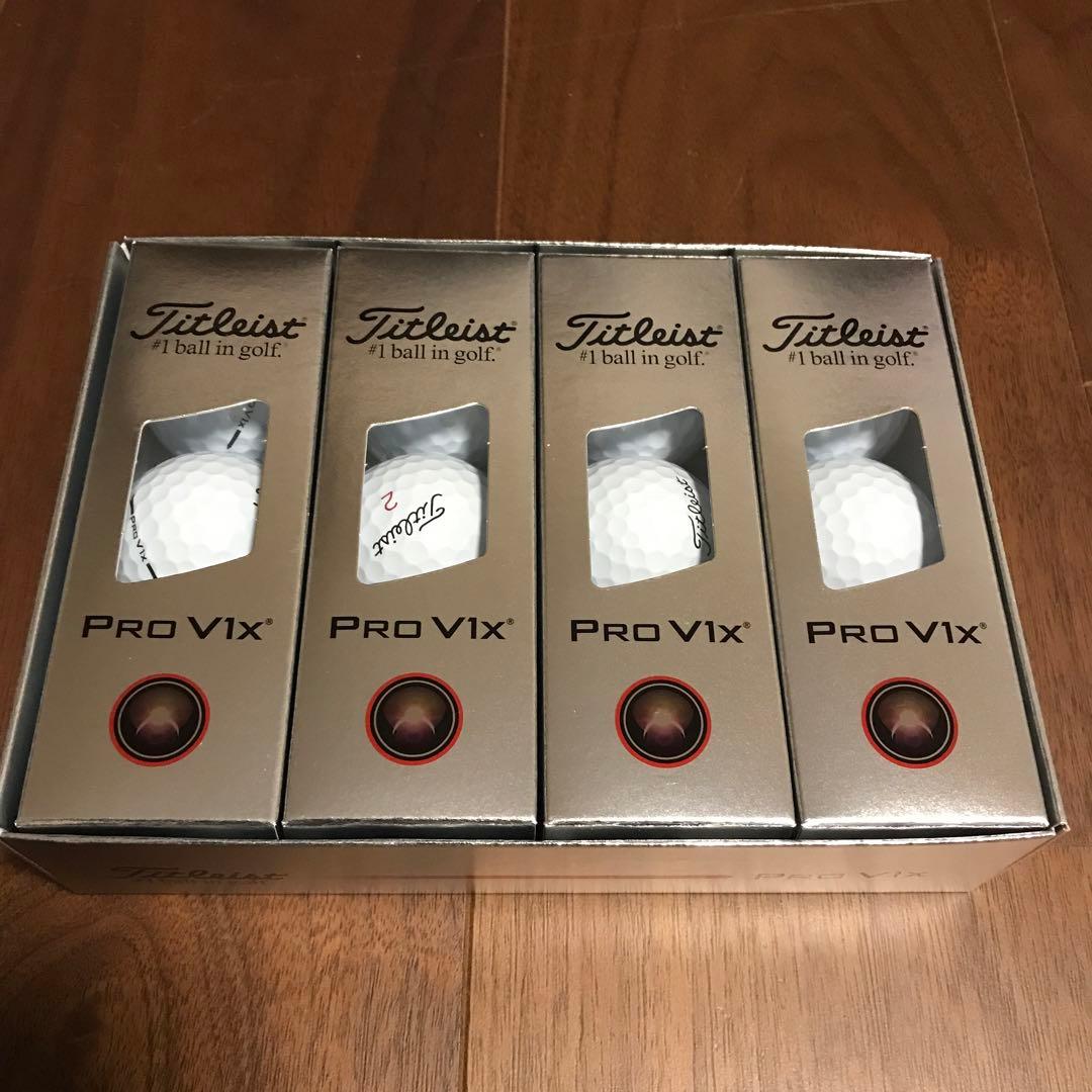 Titleist Pro V1X ゴルフボール 12球入✖︎2箱