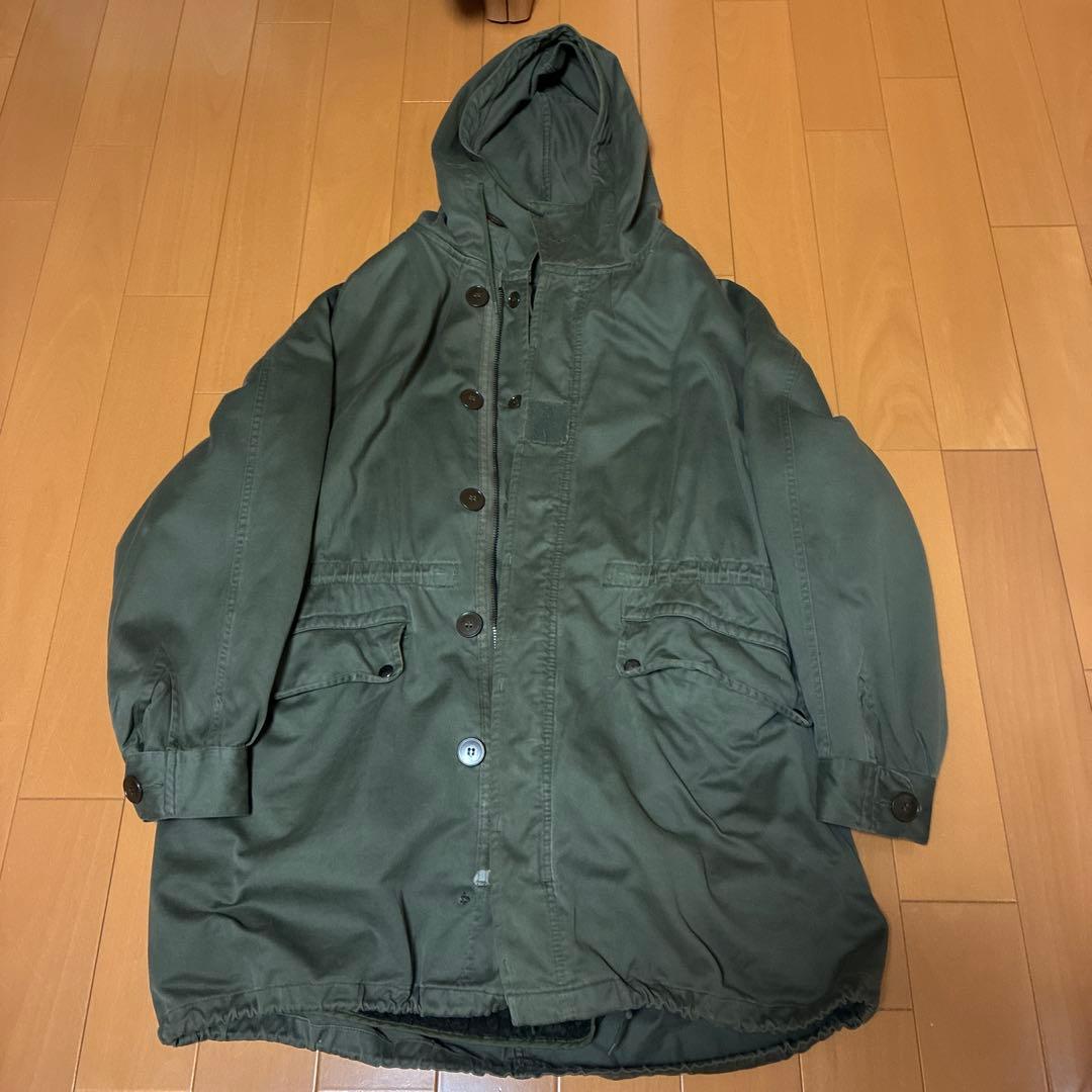 フランス軍m64 フィールドパーカー　ライナー付き　92c