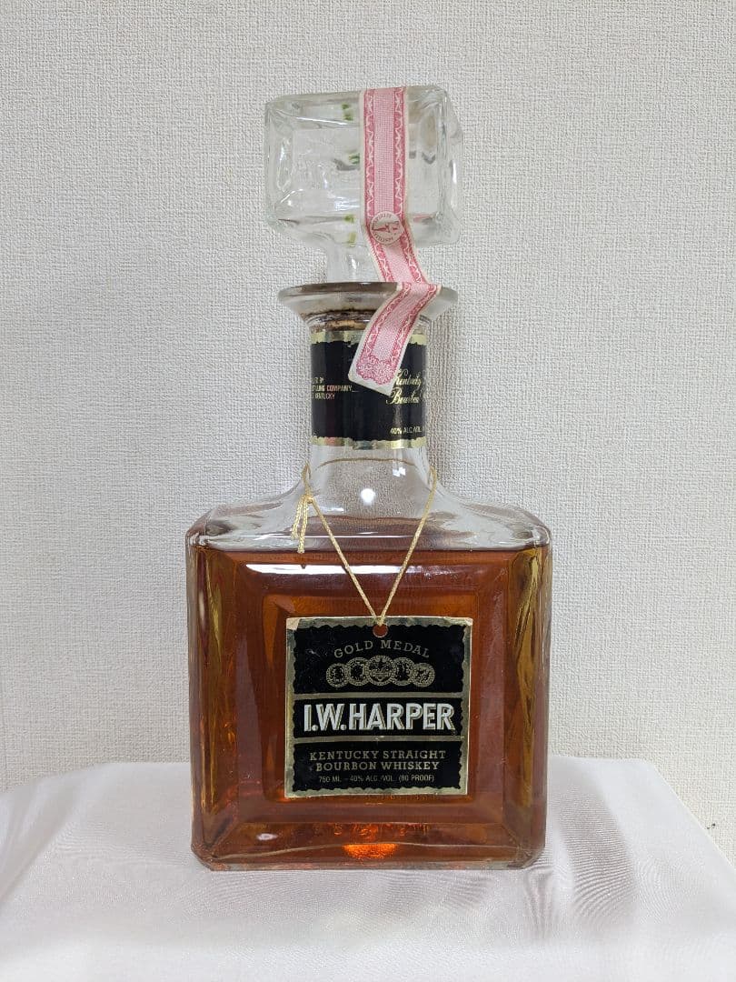 希少 I.W.HARPER ウイスキー デキャンタ ボトル 古酒