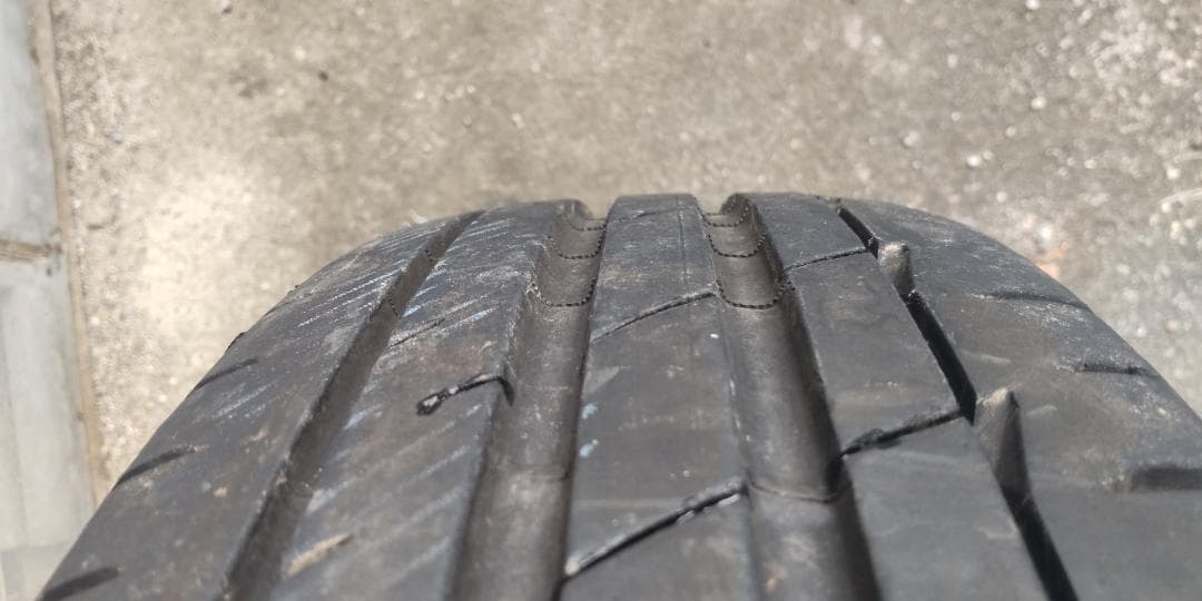 p*l様 ポテンザRE04アドレナリンとアルトターボＲＳ純正ＥＮＫＥＩ製ホイール