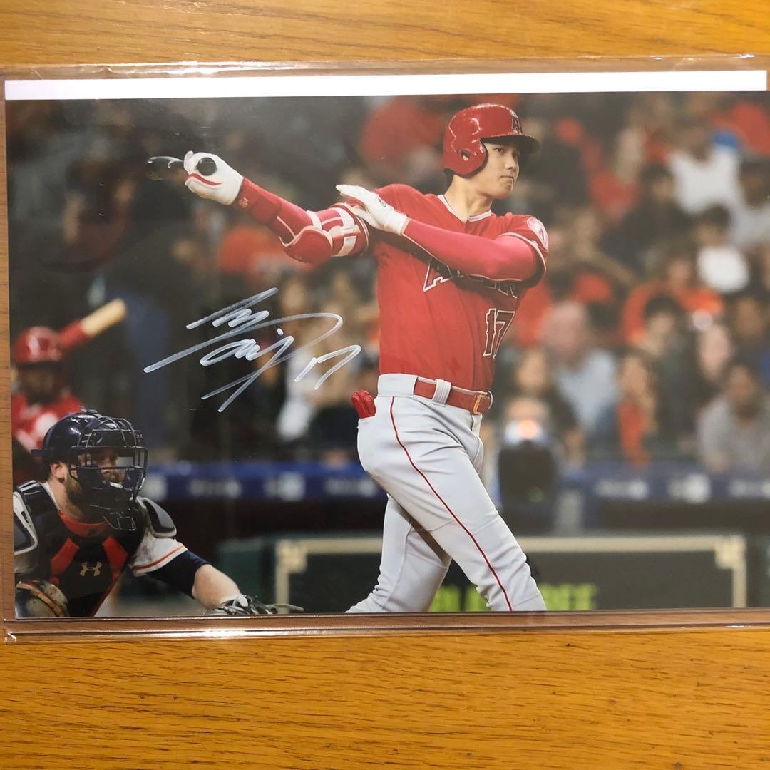MLB 大谷翔平　直筆サイン入りPhoto エンジェルス ドジャース