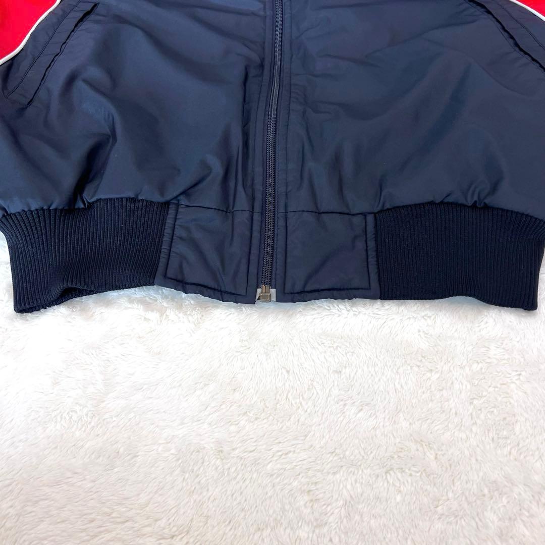 美品✨Mizuno ミズノ グラウンドコート グラコン 中綿 XL 紺 赤