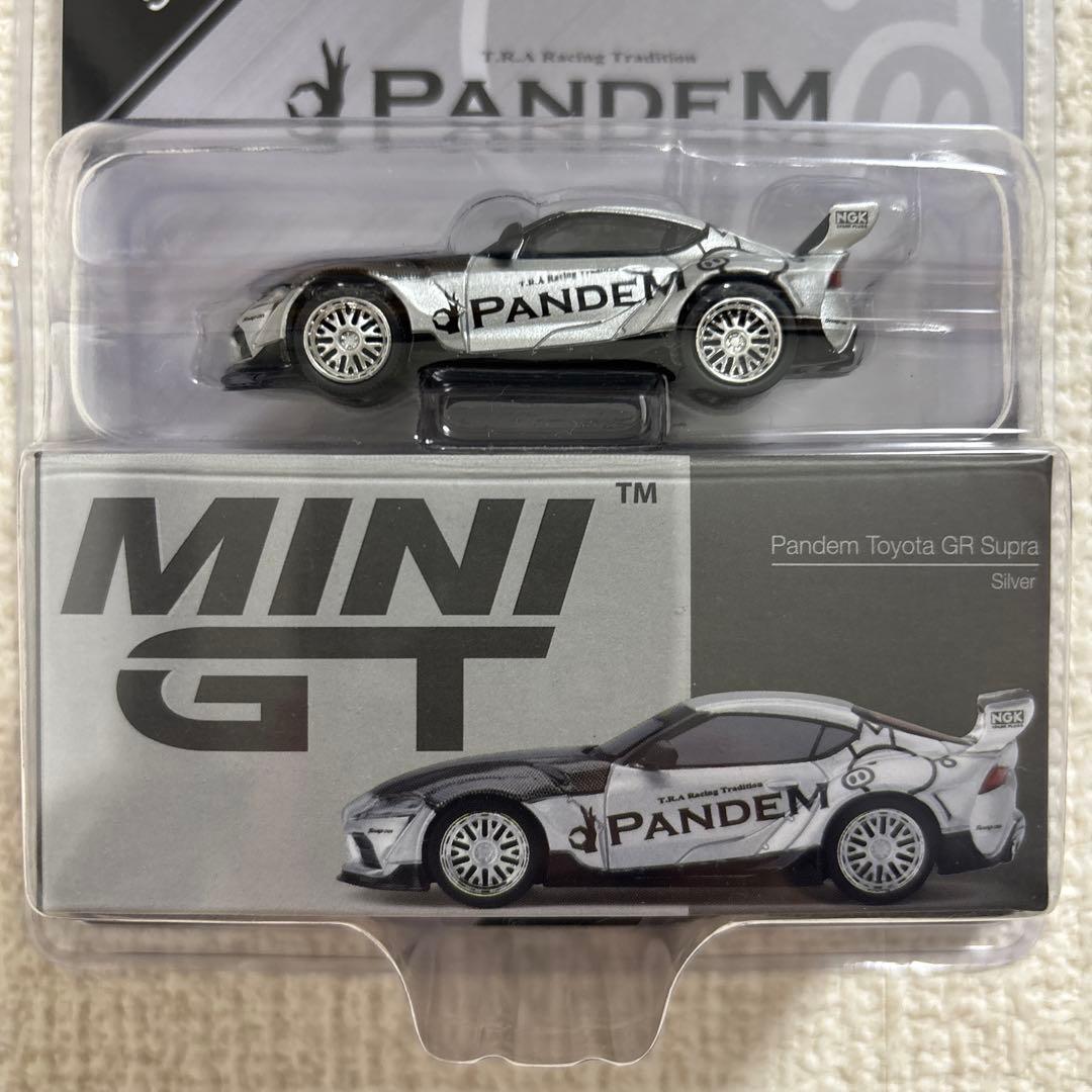 MINI GT Pandem Toyota GR Supra シルバー