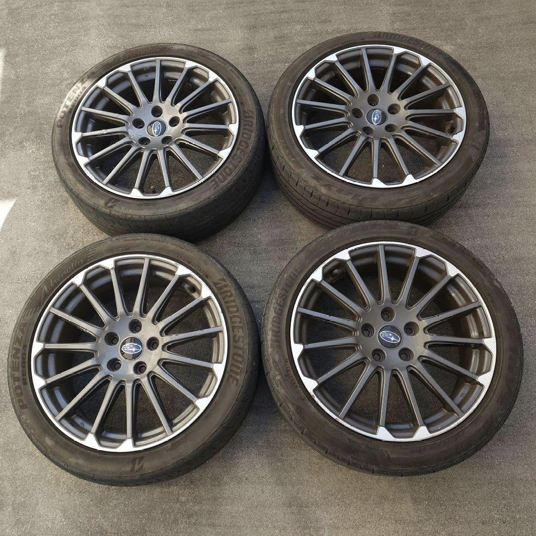 橋本一春4/4 エンケイ スバル純正sti 18インチ