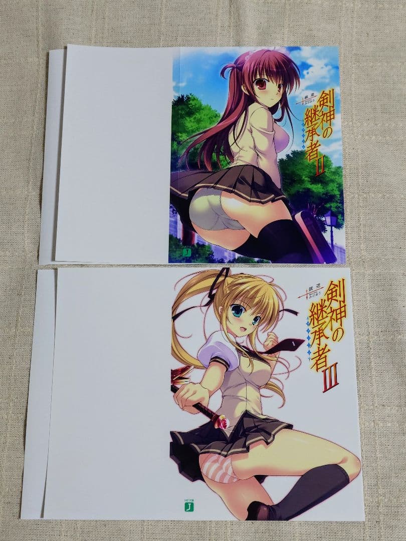 剣神の継承者　特典ブックカバー　11枚セット