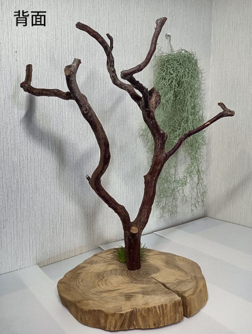 流木527　小鳥止まり木　卓上　バードアスレチック