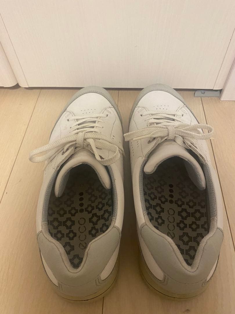 ECCO ホワイト ゴルフシューズ　サイズ43