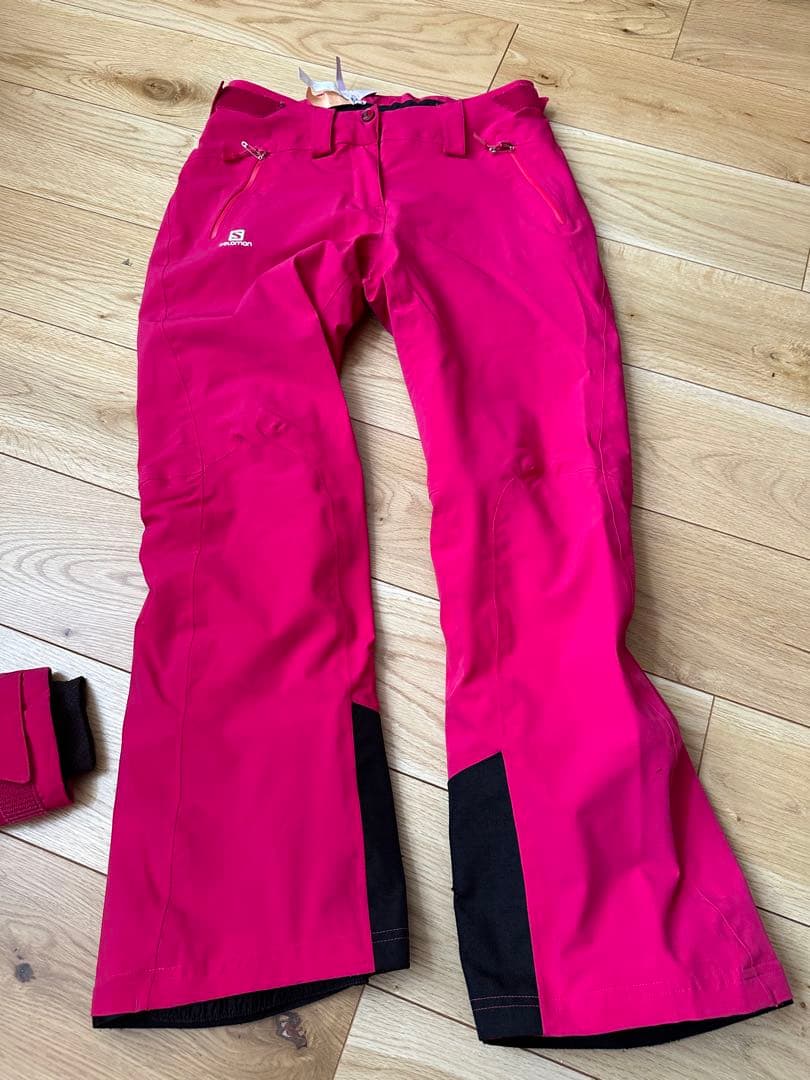 Salomon スキーウェア ピンク 女性用