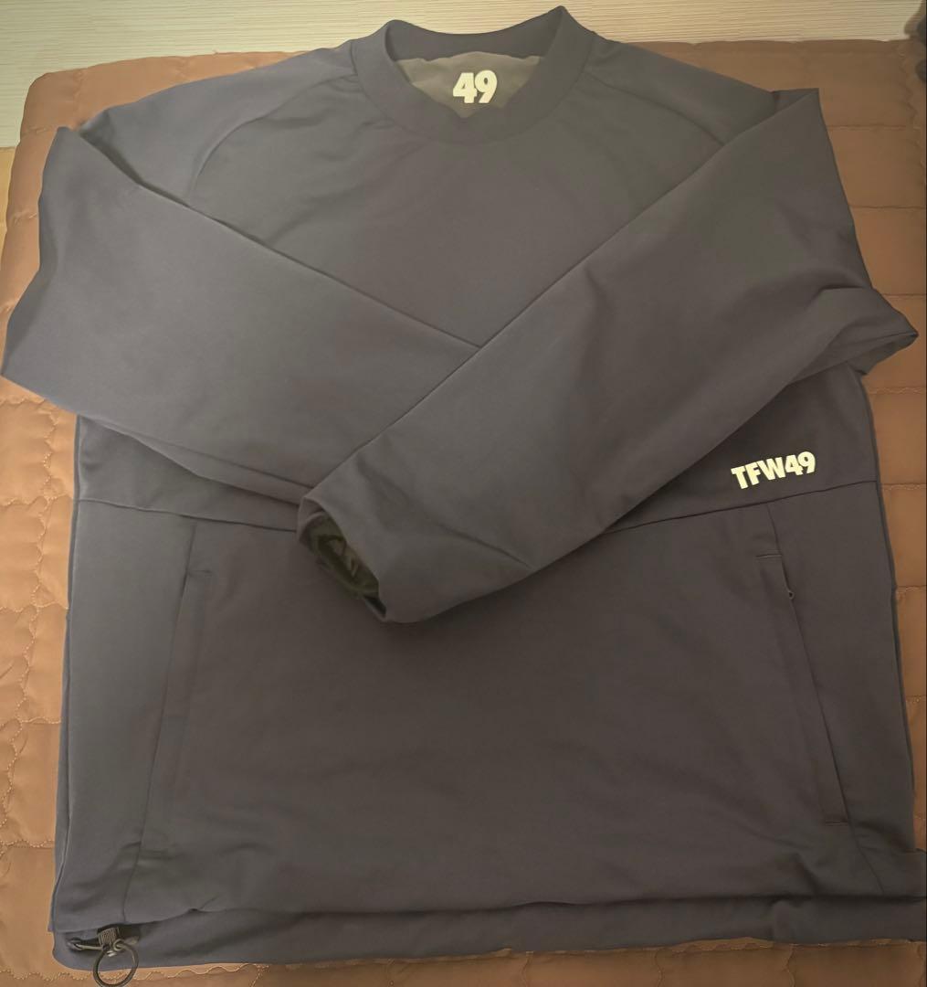 美品✨TFW49 プルオーバー　men's Ｌ　リバーシブル　ネイビー&カーキ