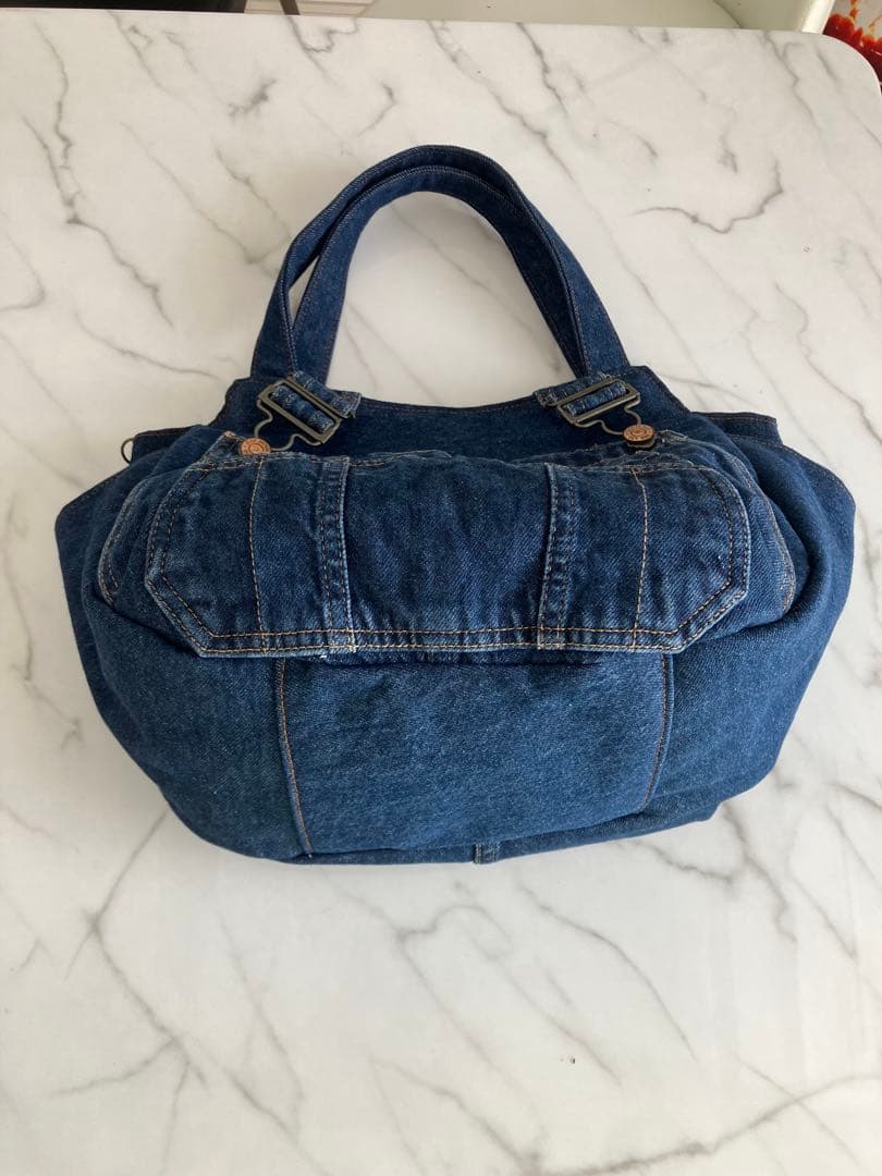 889 あいみょん♡大きめ　デニムリメイクバック　ハンドメイド2点