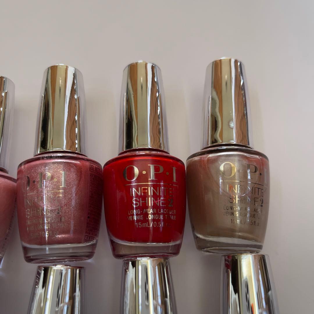【スーパーセール❗️新品】 OPIインフィニットシャイン〔赤ピンク系〕まとめ売り