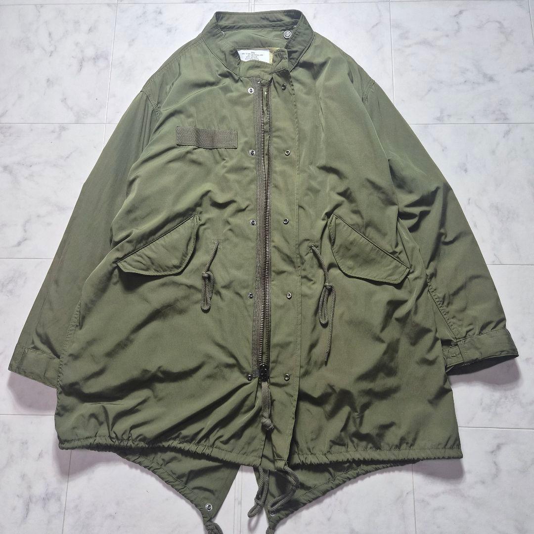 HOUSTON M-65 モッズコート フィッシュテール オリーブ M