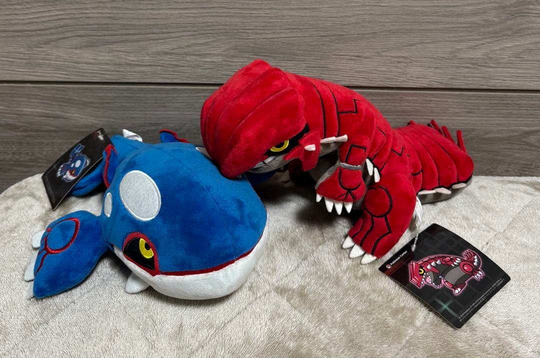 ぬいぐるみ グラードン カイオーガ ボスごっこRR 2匹セット