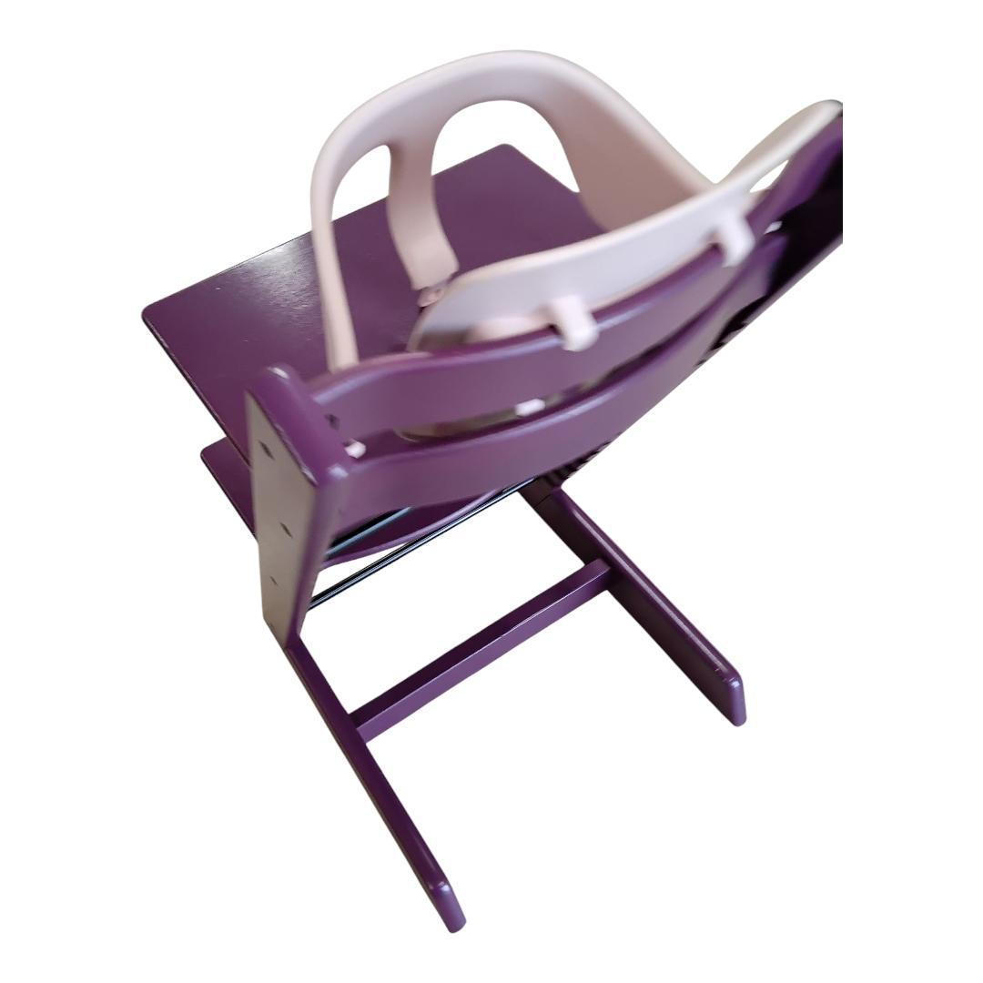 ストッケ ベビーチェア トリップトラップ STOKKE パープル S/N5