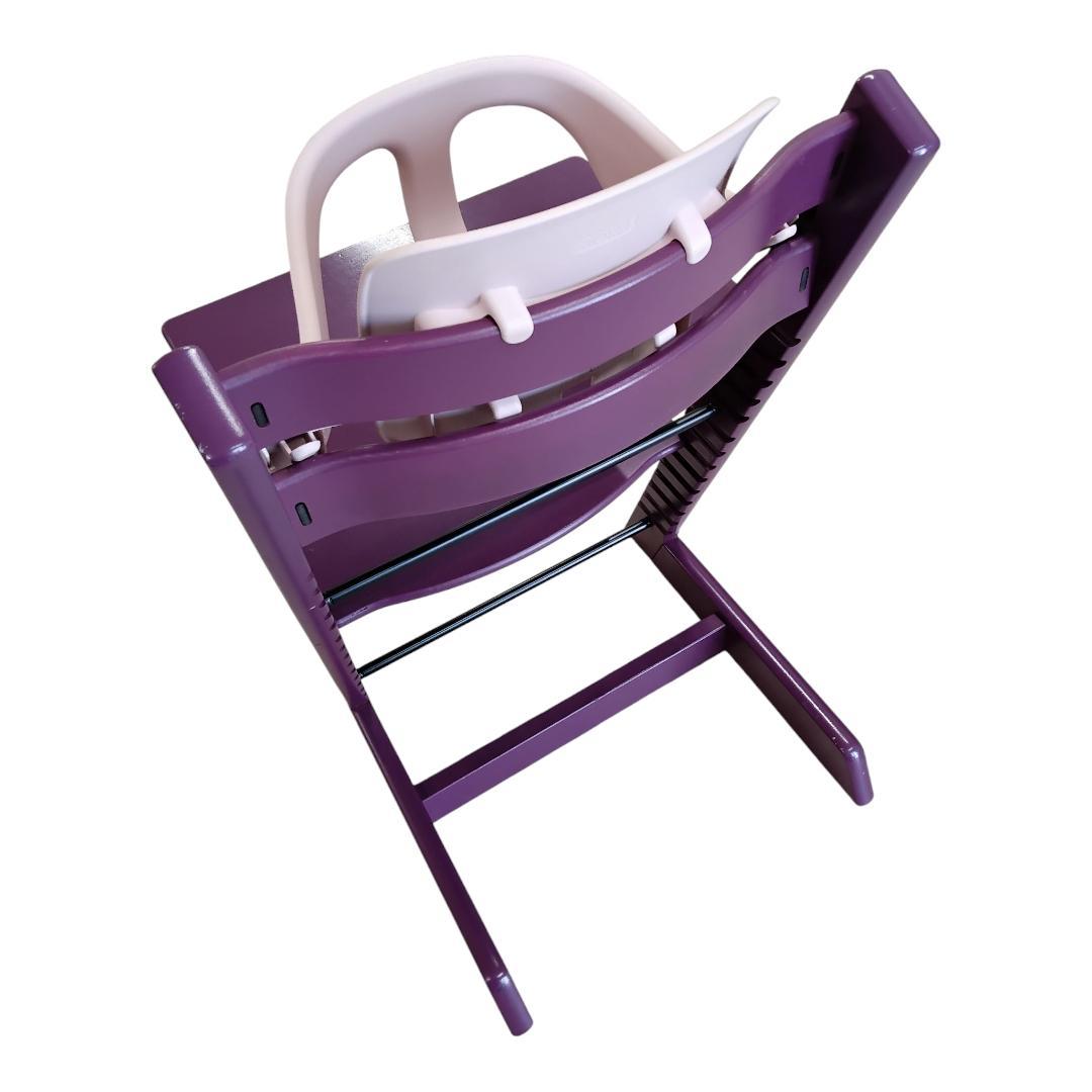 ストッケ ベビーチェア トリップトラップ STOKKE パープル S/N5