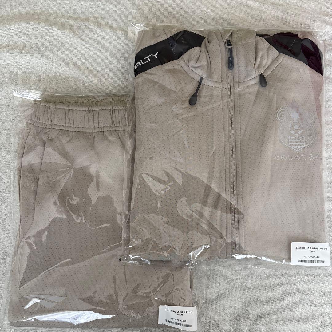 湘南ベルマーレ　ペナルティ 　選手移動用スエット　上下セット　Mサイズ