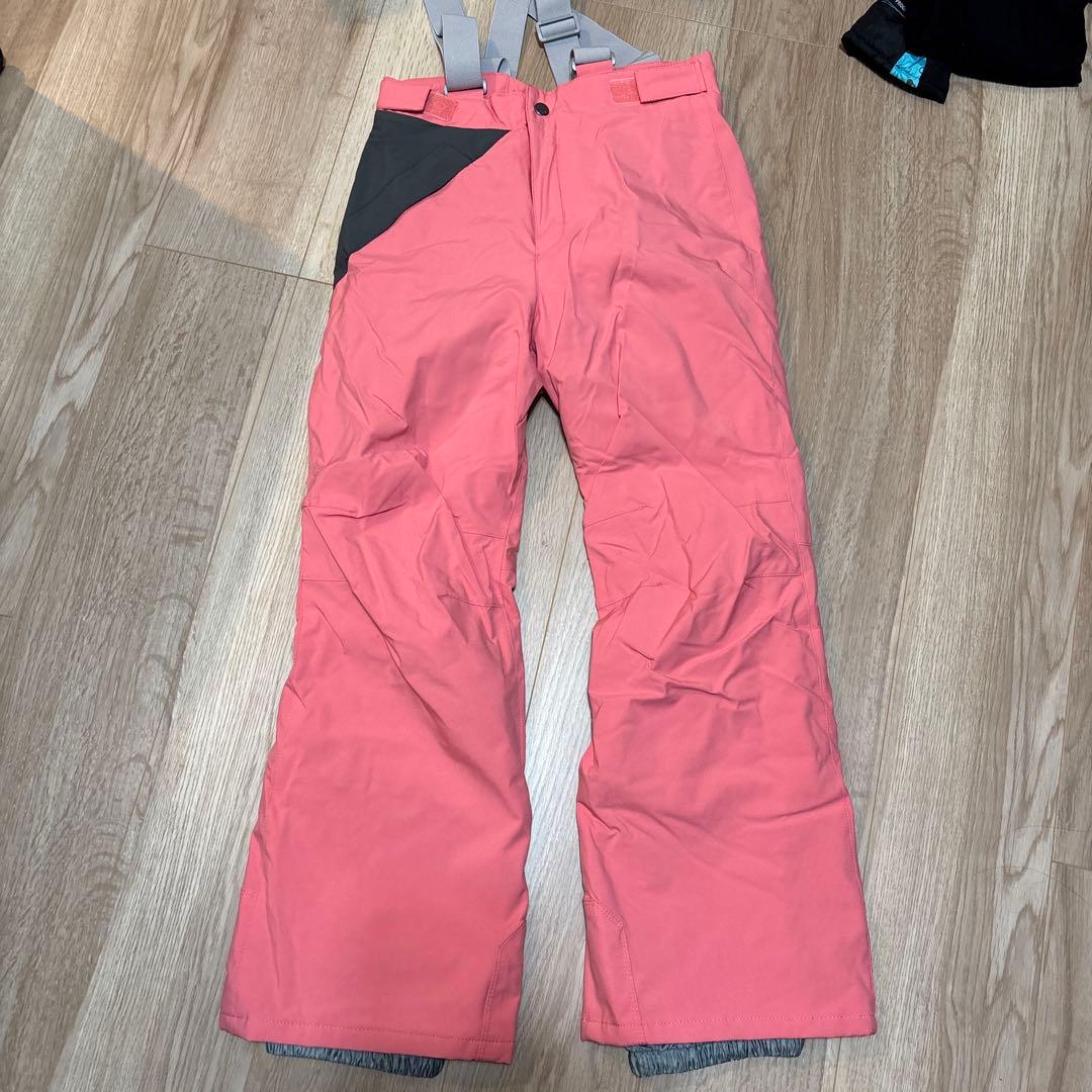 RÉSÉEDA スキーウェアセット140 ピンク　くつ下、ゴーグル、手袋セット