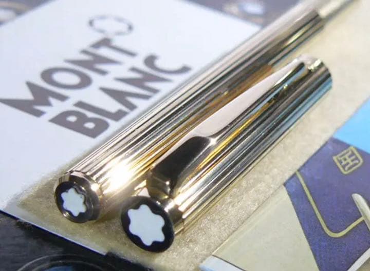 金運を呼ぶ黄金の総金張りの価値の高い逸品！No1147ノブレス美品！★モンブラン