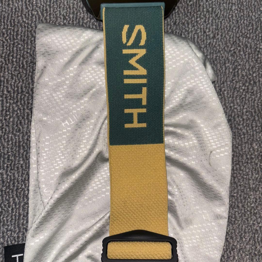 Smith スノーゴーグル ミラーレンズ グリーンフレーム