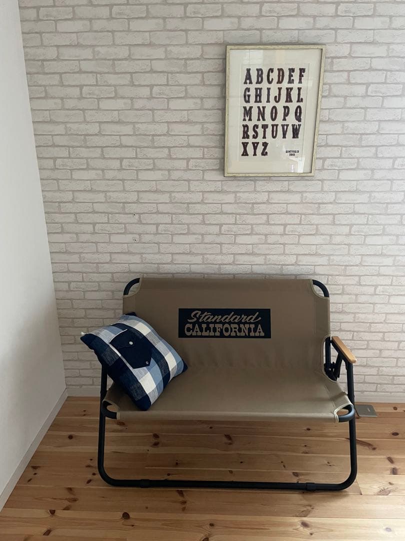 スタカリ フォールディング 2シーター アウトドア ベンチ