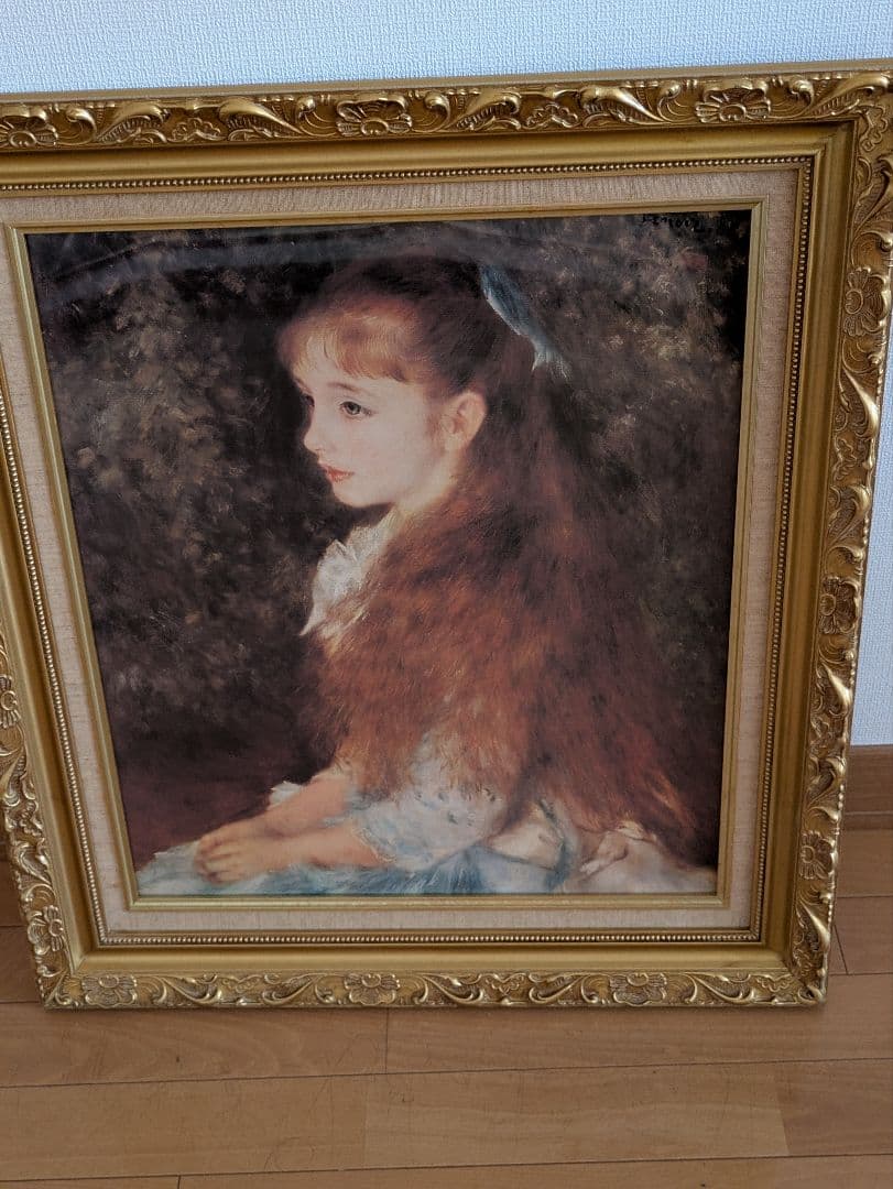 ルノワール 少女の肖像画　複製