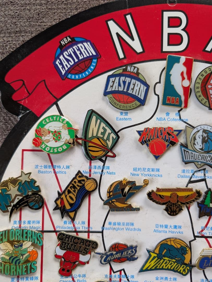 NBA ロゴピンバッジセット