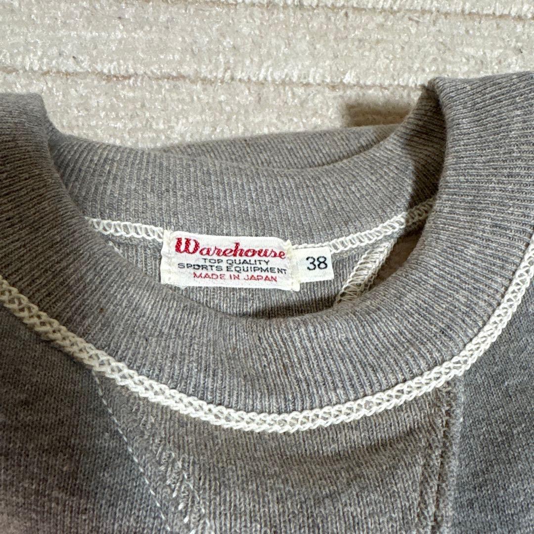 ウエアハウス WAREHOUSE Lot 403 無地 38 杢グレー 美品