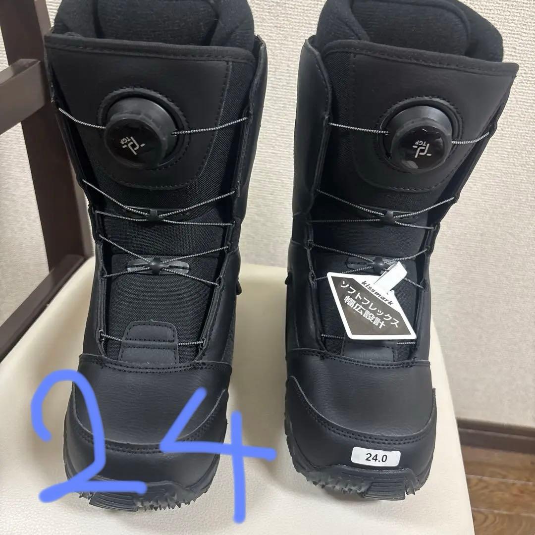 BOAキスマークスノーボードブーツ ブラック 24.0cm