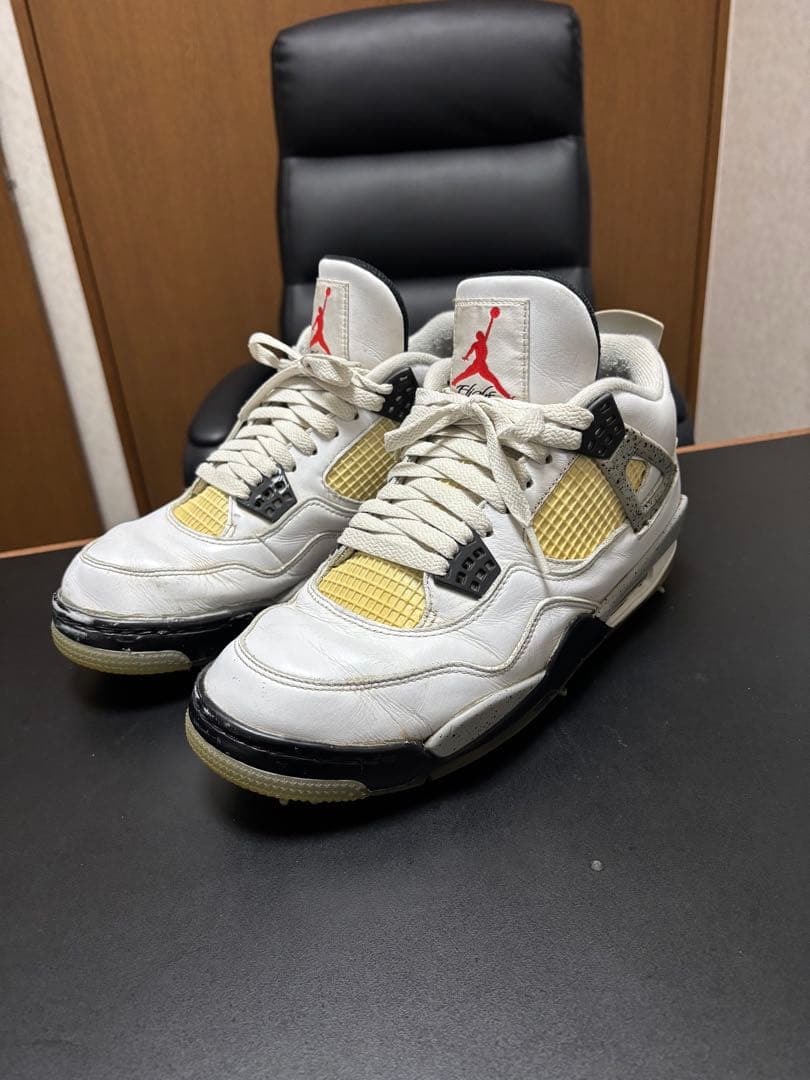 Air Jordan 4 ホワイト　ゴルフシューズ