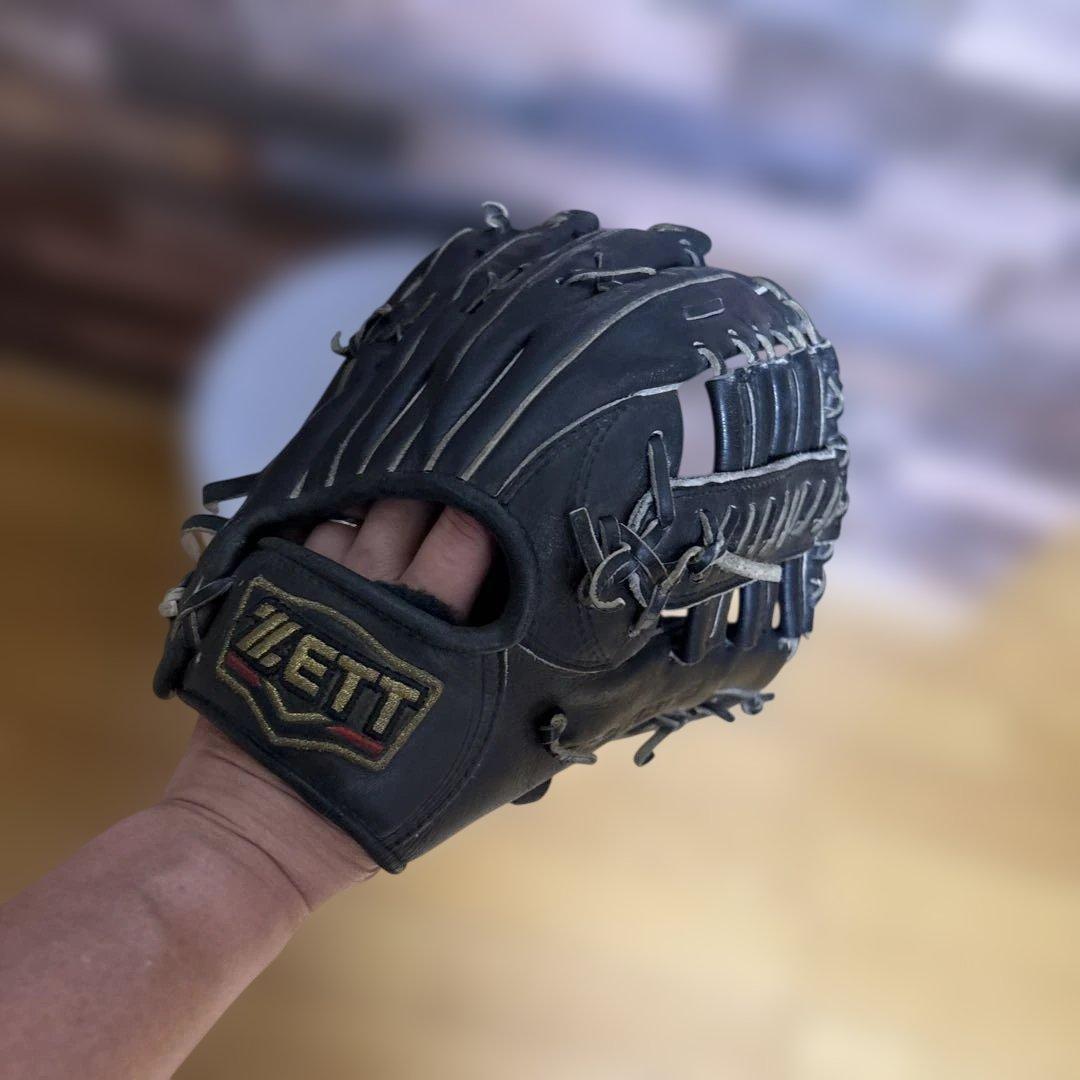 ZETT プロステイタス　軟式　外野用　BRGB 30517 グローブ　黒