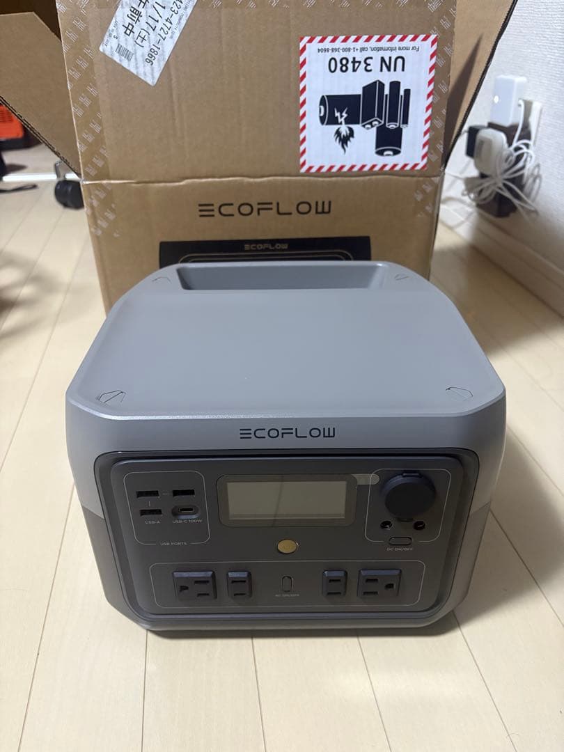 ECOFLOW ポータブル電源 2 max ポタ電　認定整備品