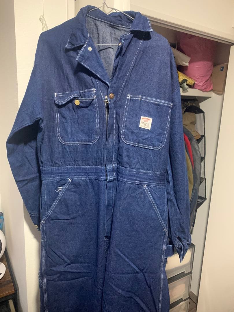 POINTER BRAND デニムオーバーオール