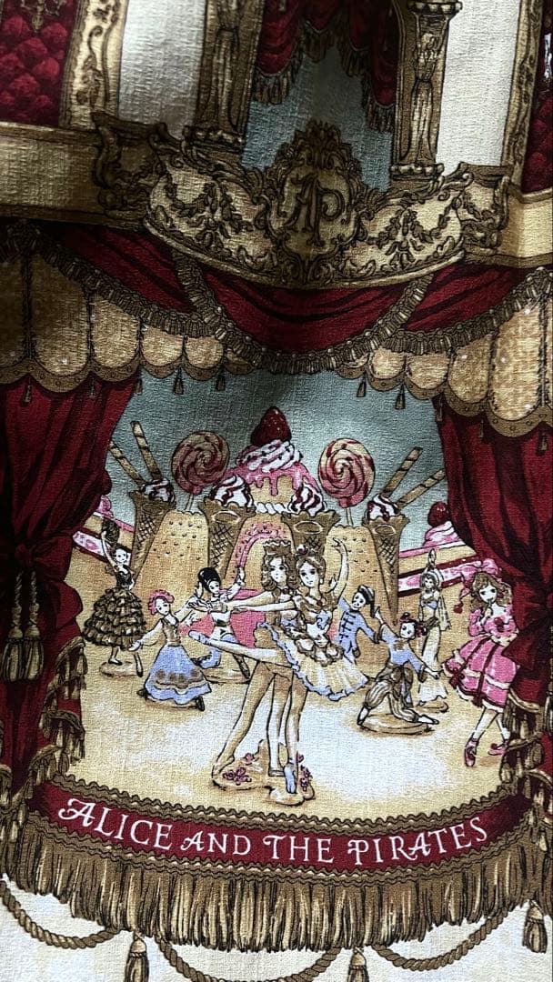 カチューシャセット☆バレエ くるみ割り人形柄JSK