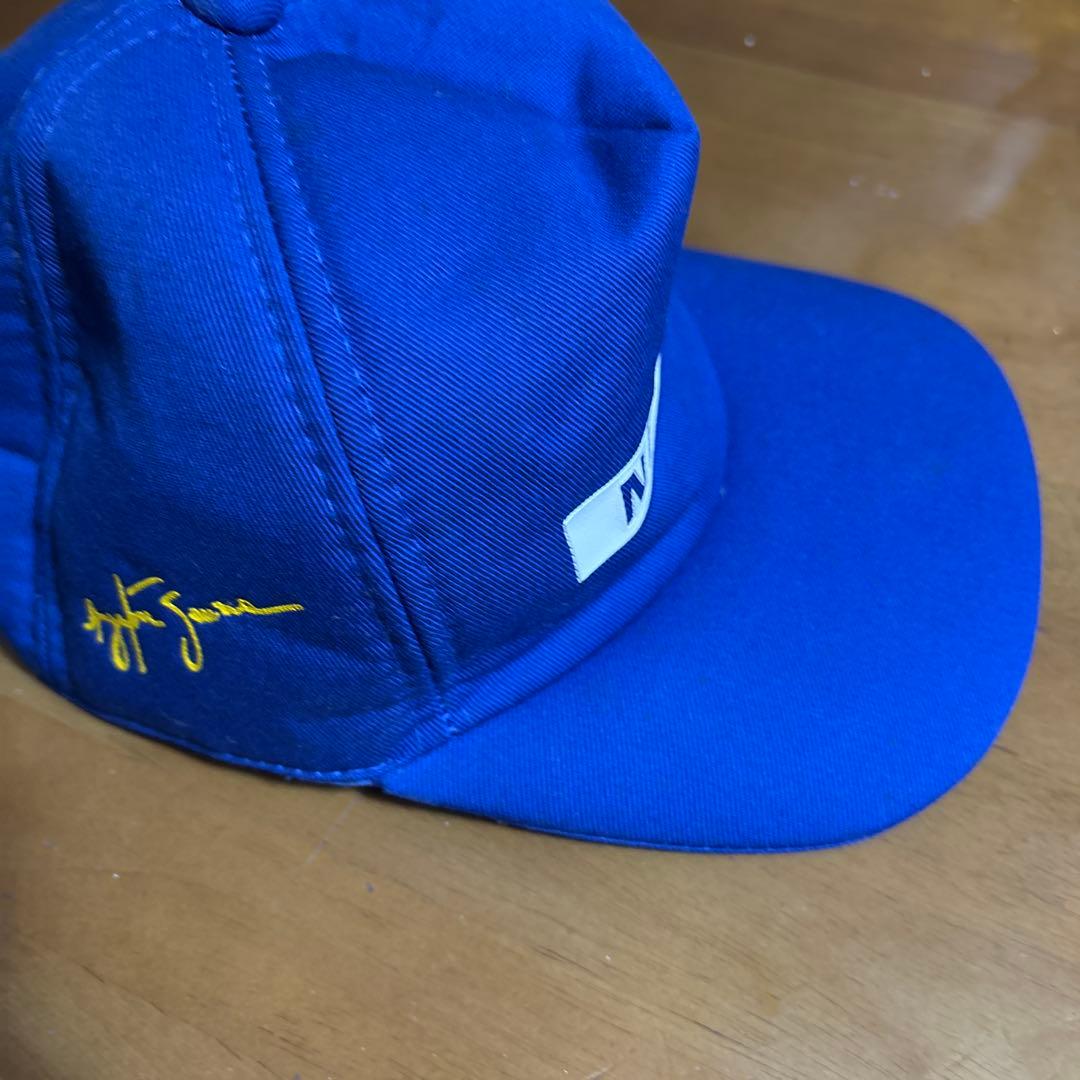 アイルトンセナ 帽子 ナシオナル キャップ ブルー