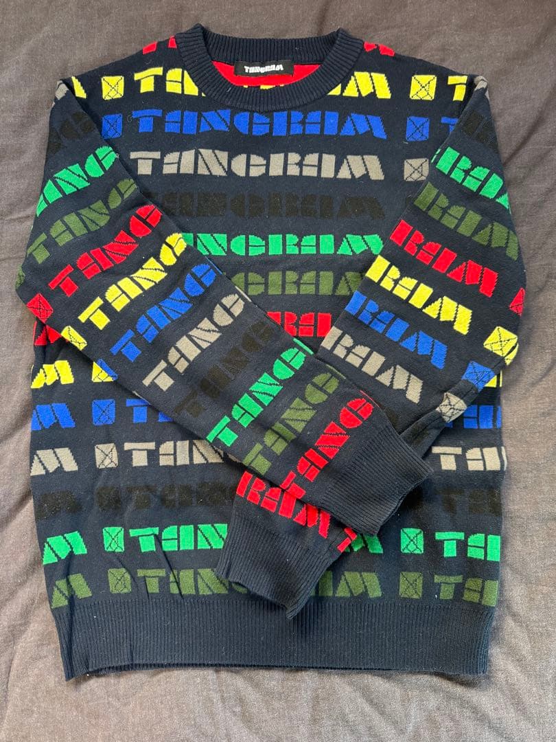 お値引き　TANGRAM ロゴセーター　ゴルフ　M