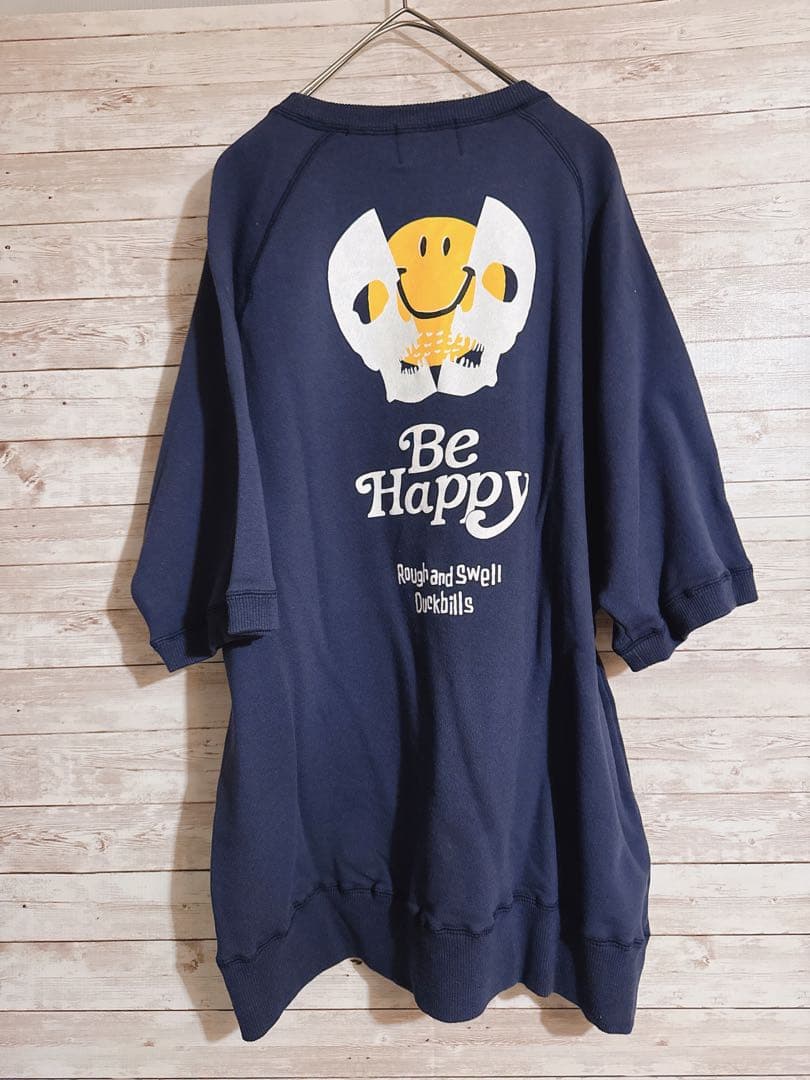 rough&swell ラフアンドスウェル 半袖スウェット ネイビー 未使用品