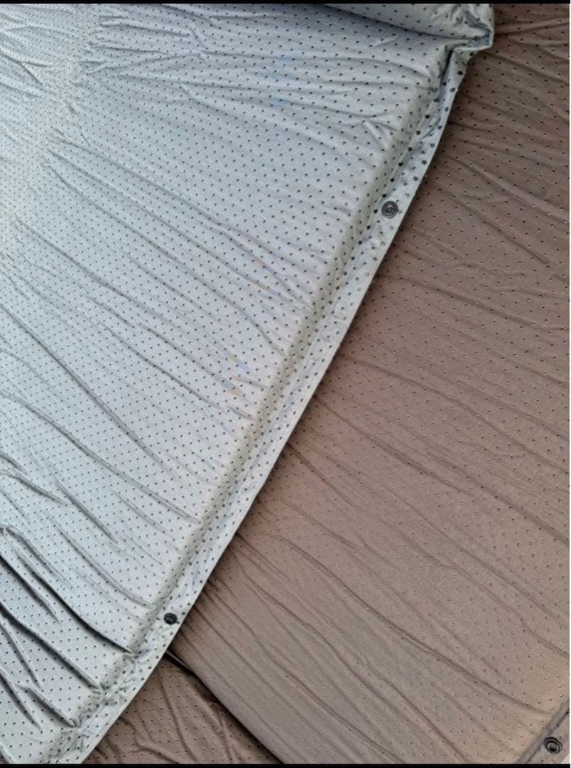 2枚セット　ハイランダー インフレーターマット セミダブル 5cm 枕付き