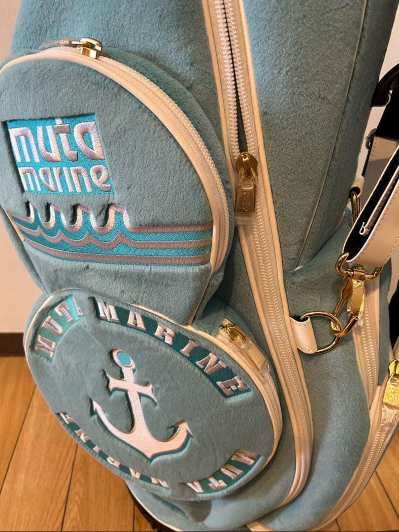 希少色の水色！muta marine ゴルフバッグ 水色