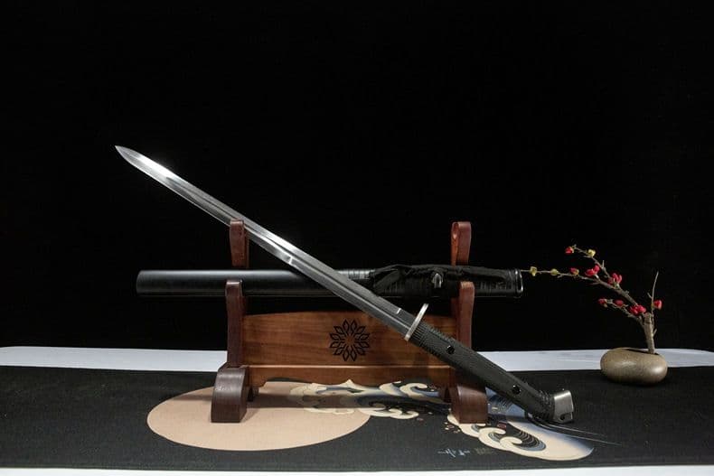 戦術1 剣 古兵器 武具 護身工具 装飾用 手鍛造打 冷兵器 鋼剣 武蔵