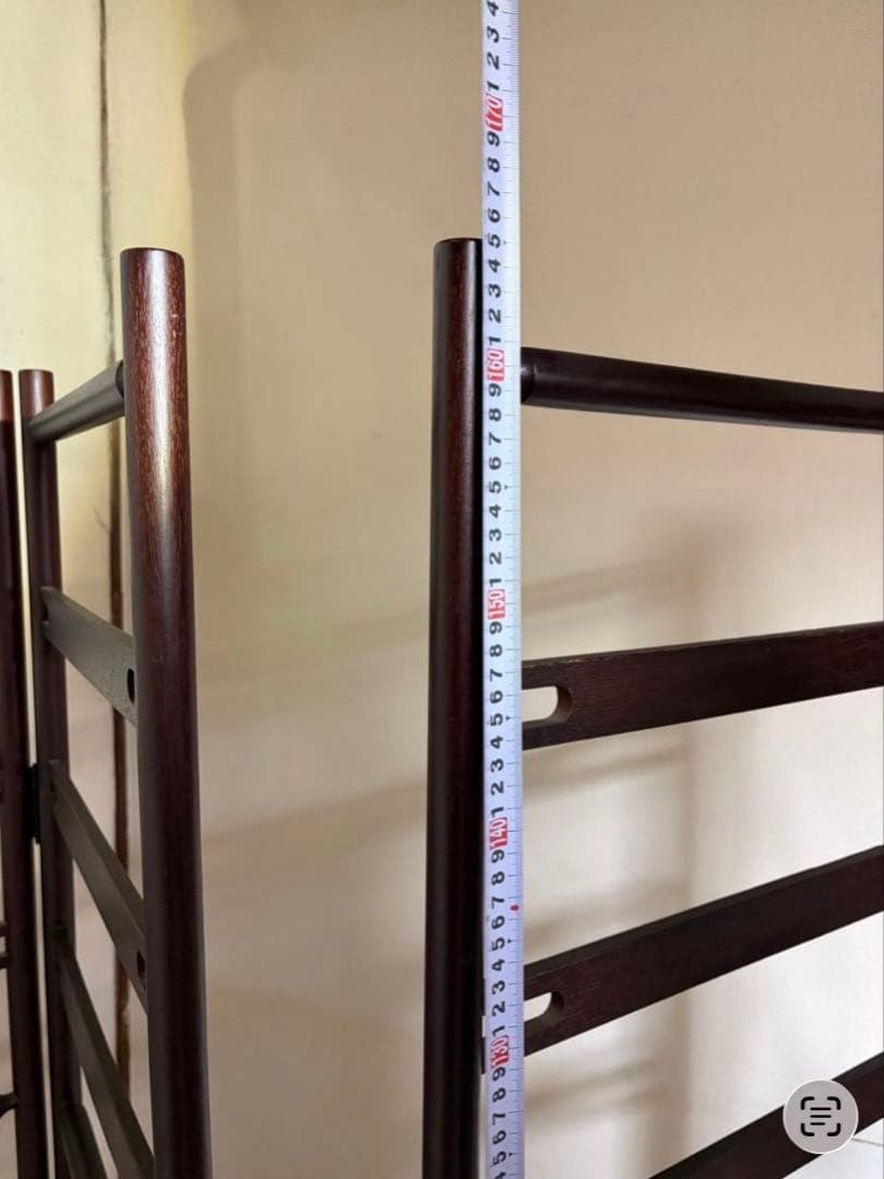 衣桁 着物掛け 洋服掛け ハンガーラック 木製 折り畳み レトロ レトロ 2個