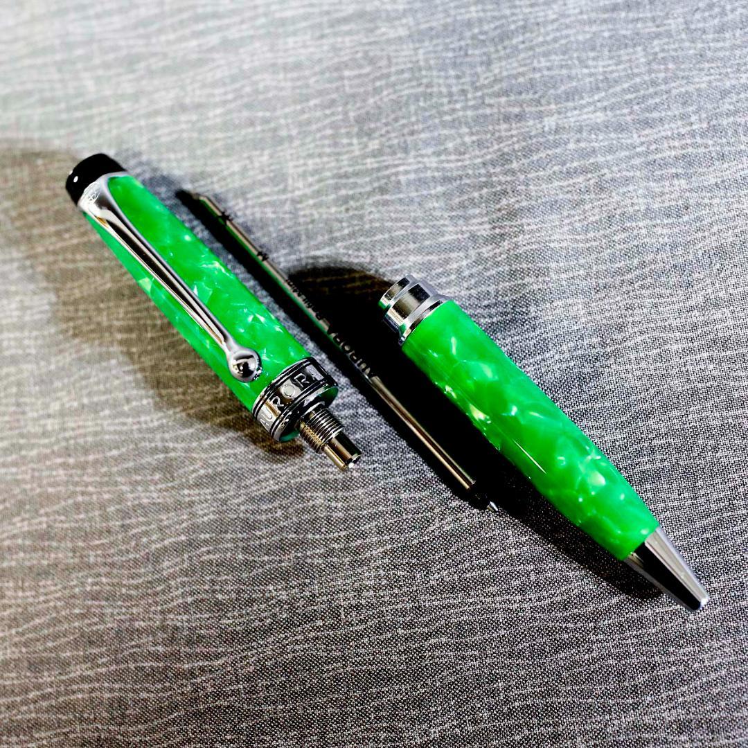 【極美品 限定品】アウロラ ボールペン テッラ グリーン