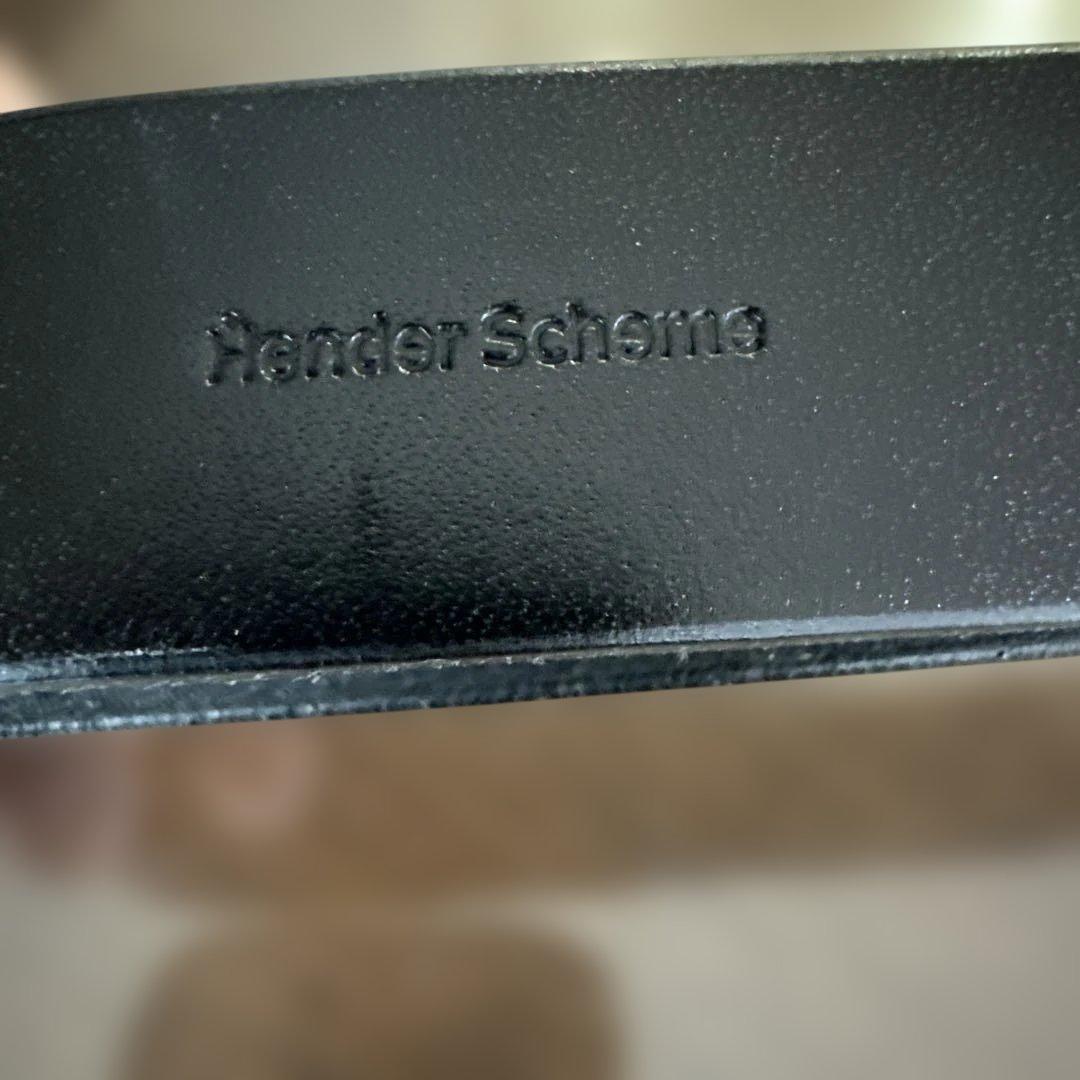 正規美品⭐︎Hender Scheme エンダースキーマ　ブラックレザー腰アクセ