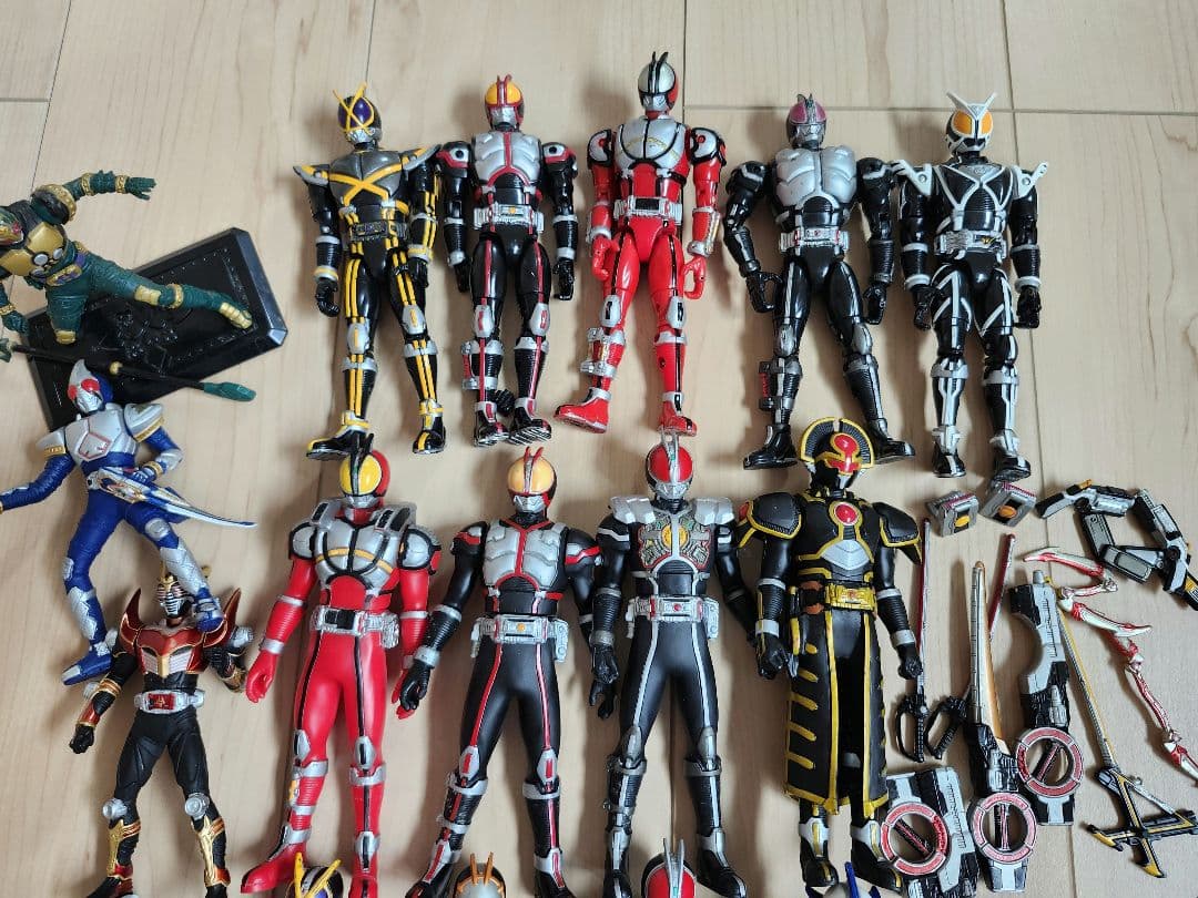 仮面ライダー可動式 ソフビ フィギュアまとめてセット