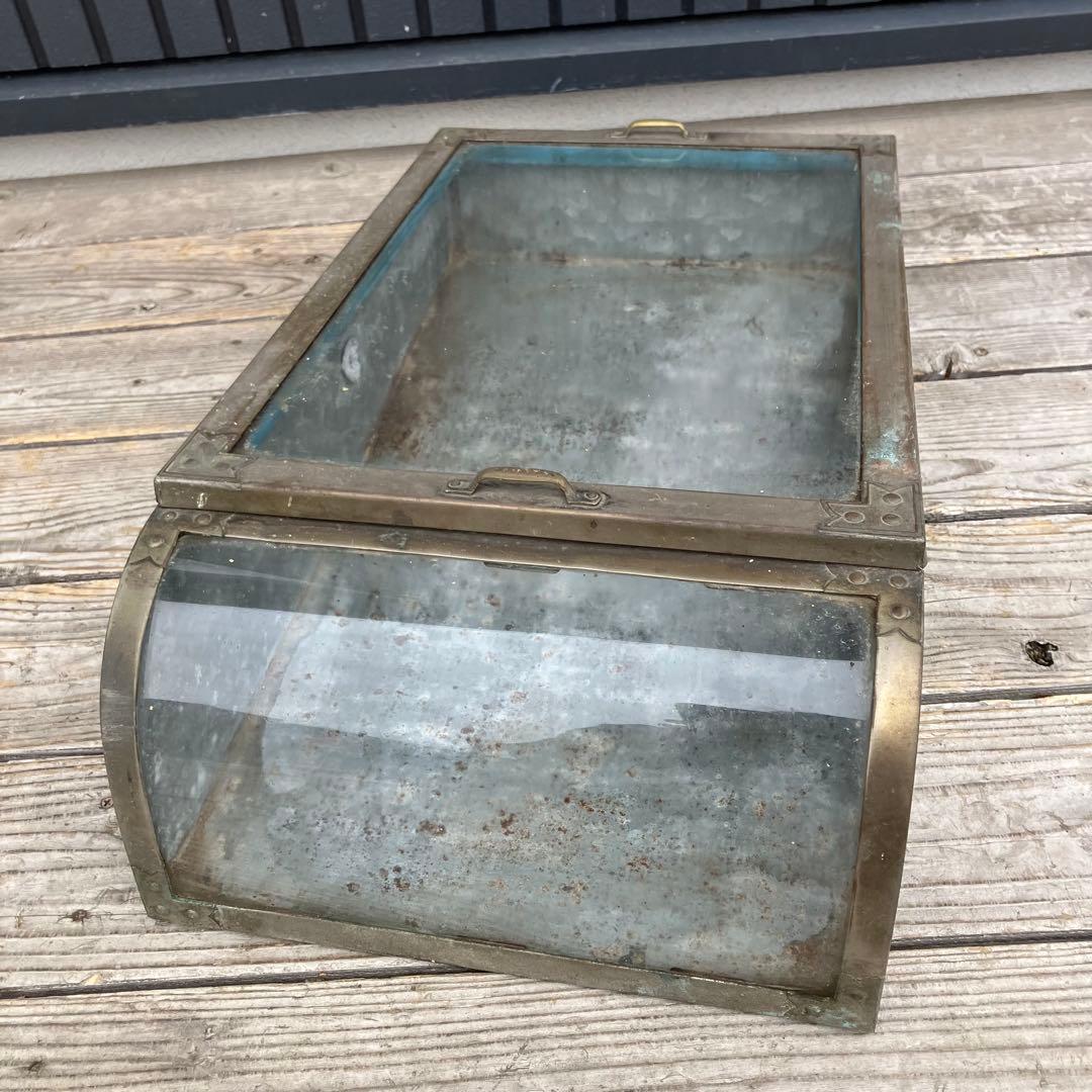 昭和レトロ 駄菓子屋 ブリキガラスショーケース ディスプレイラック 飾り棚