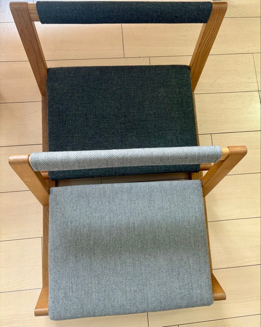 園田椅子製作所 ZAGAKU 2台 座椅子 無垢材