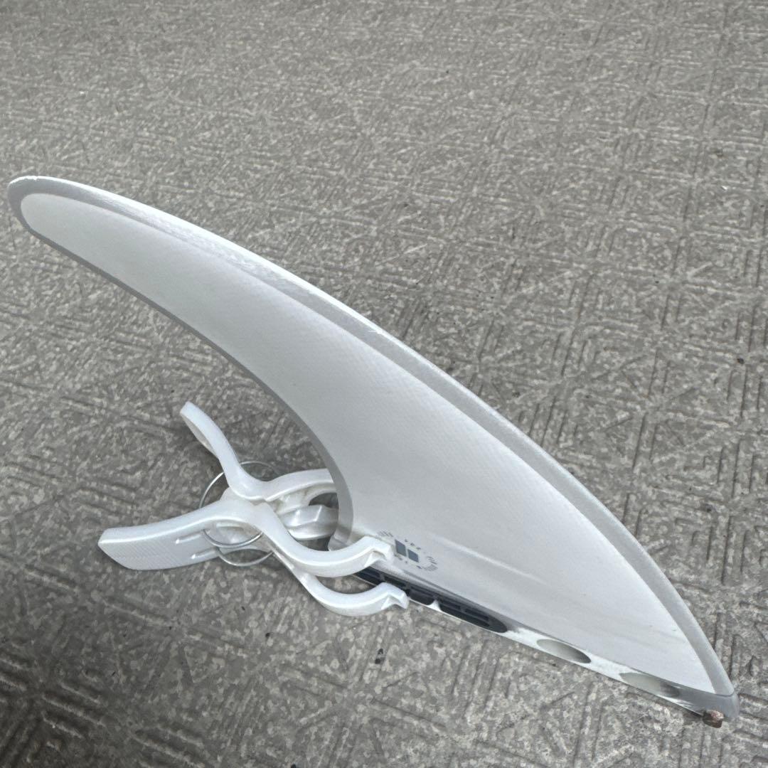 FCS II HI ホワイト サーフボードフィン 3枚セット