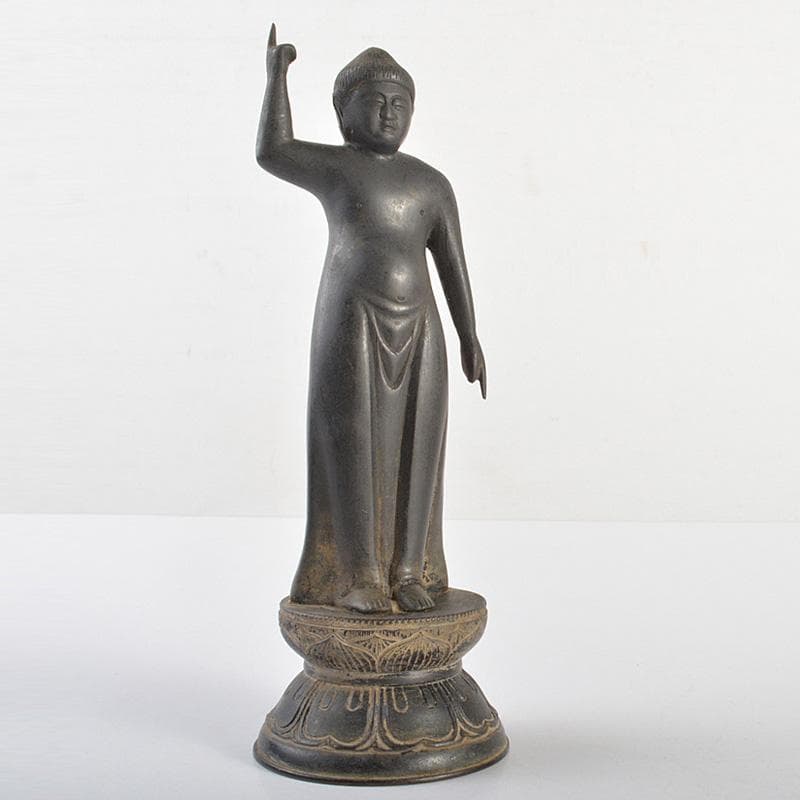 仏教美術　古銅　誕生仏　仏像　M　R6793